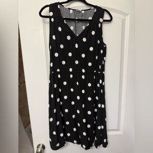 Black and White Polka Dot Dress